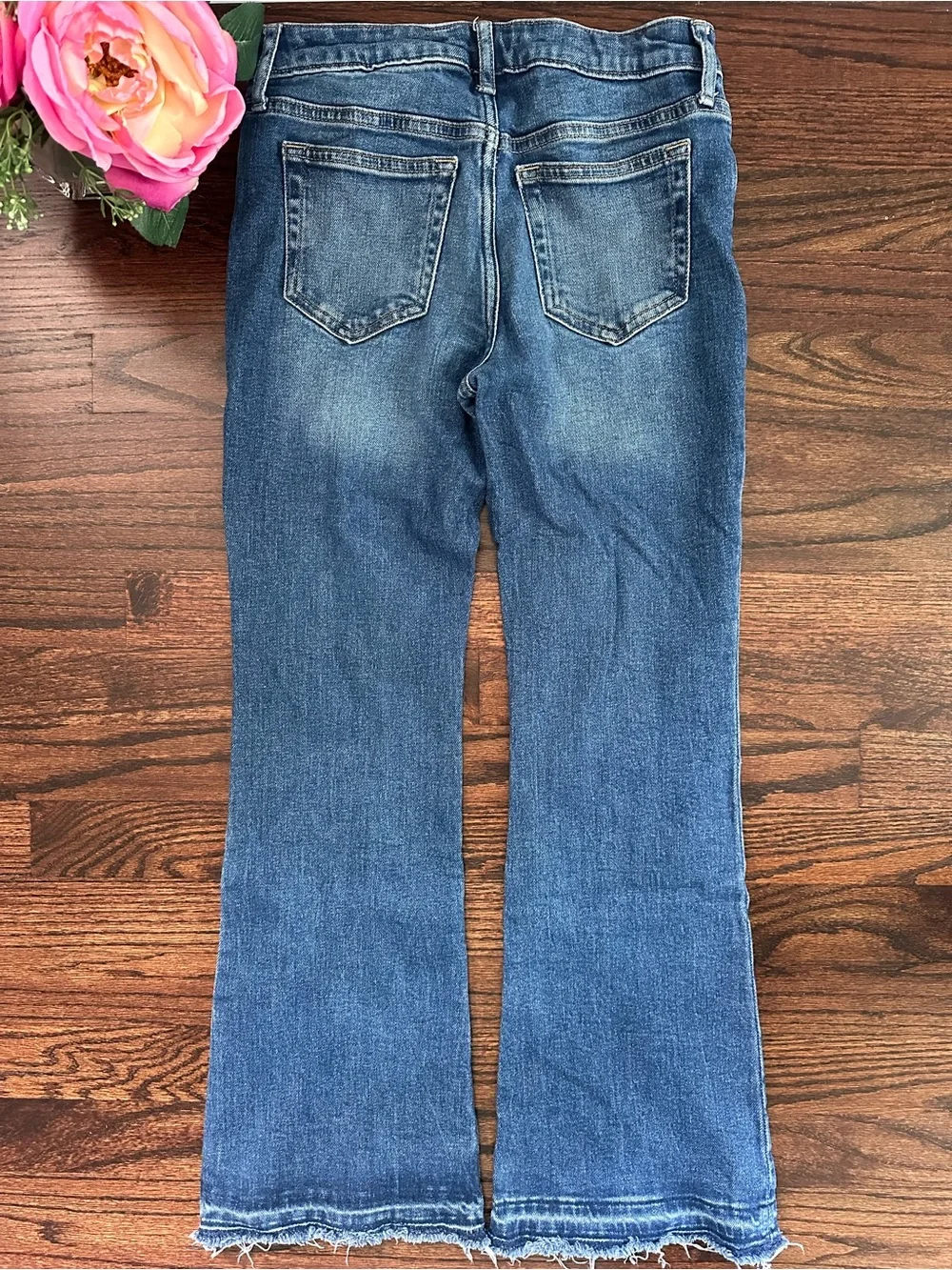 Gap Kids Flare High Rise jeans, size 10